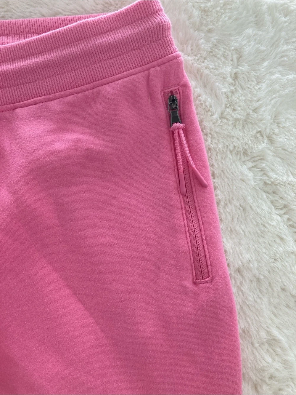 SALE! Old Navy Girls Pink Drawstring Jogger Sweatpants w/ Zip Pockets L 10-12